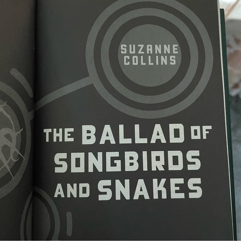 Book. Ballad of songbirds and snakes.